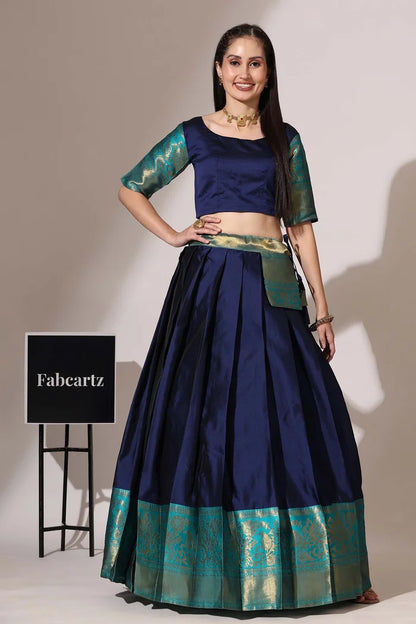 South Indian Festival Traditional Half Saree (Sundarii)