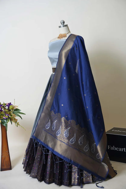South Indian Festival Traditional Half Saree (Sarojini)