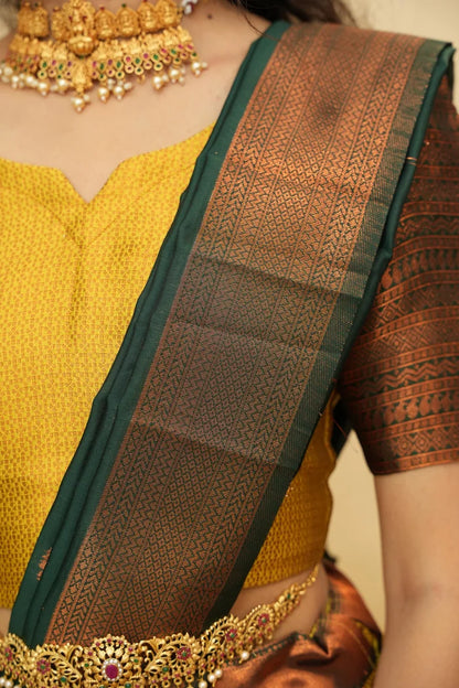 South Indian Festival Traditional Half Saree (Ival)