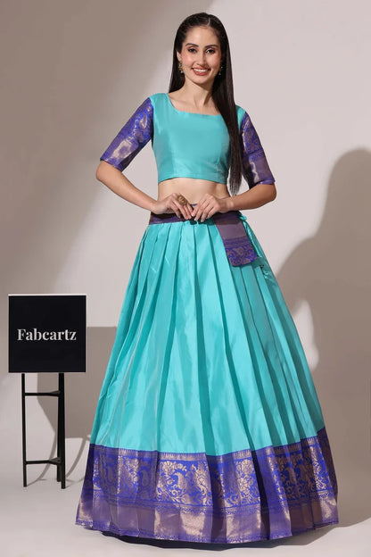 South Indian Festival Traditional Half Saree (Sundarii)