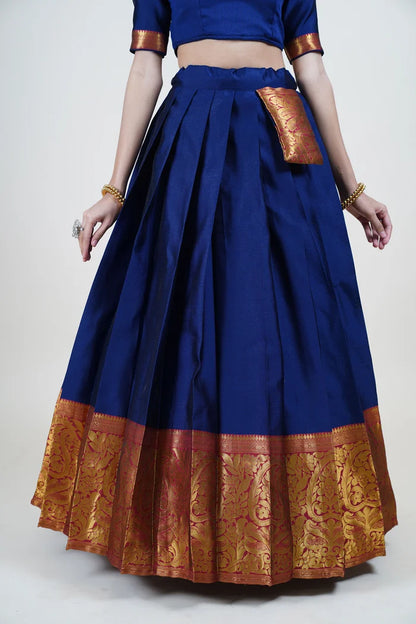 South Indian Festival Traditional Half Saree (Aarvi)