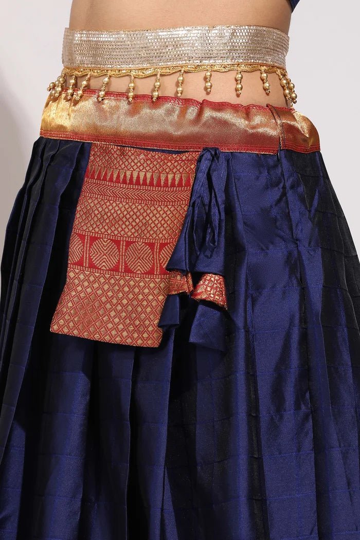 South Indian Festival Traditional Half Saree (Saraswati)
