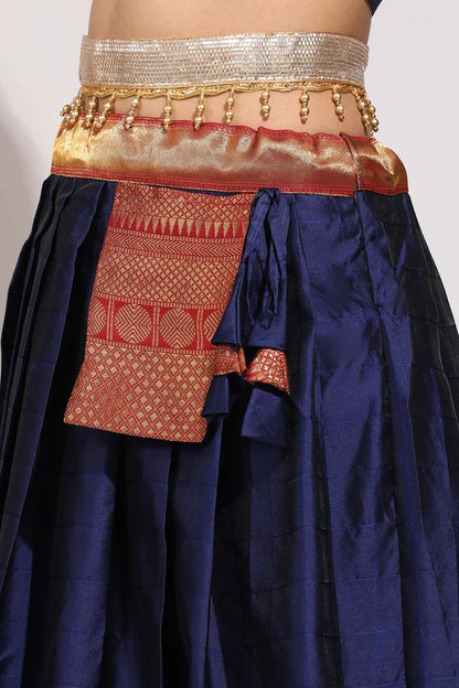 South Indian Festival Traditional Half Saree (Saraswati)