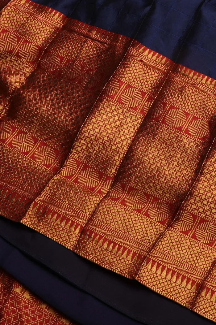 South Indian Festival Traditional Half Saree (Saraswati)