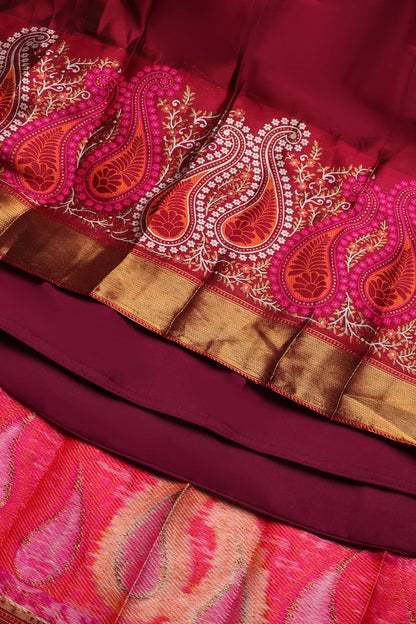 South Indian Festival Traditional Half Saree (Parvati)