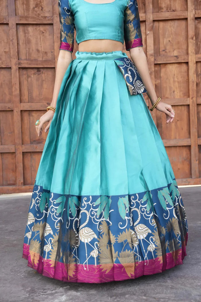 South Indian Festival Traditional Half Saree (HansPAttu)
