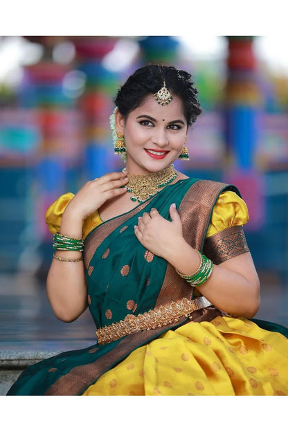 South Indian Festival Traditional Half Saree (Kantara)