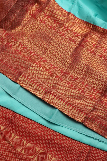 South Indian Festival Traditional Half Saree (Saraswati)
