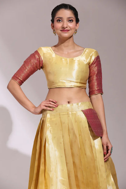 South Indian Festival Traditional Half Saree (Yogeshwari)