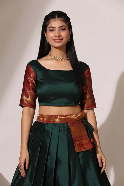 South Indian Festival Traditional Half Saree (Sundarii)