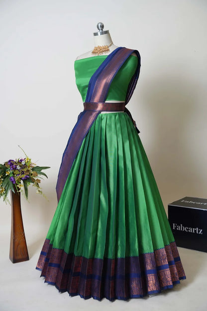 South Indian Festival Traditional Half Saree (Yenugu)