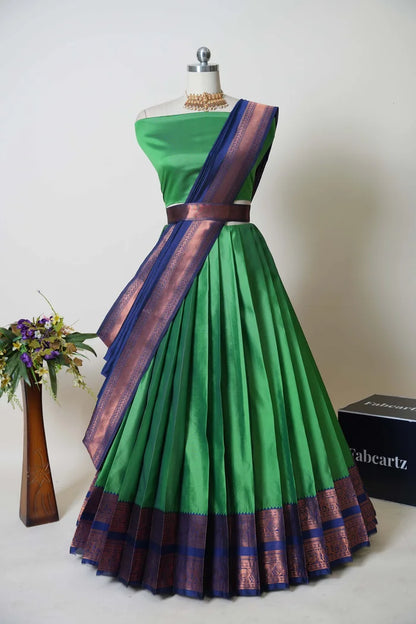 South Indian Festival Traditional Half Saree (Yenugu)