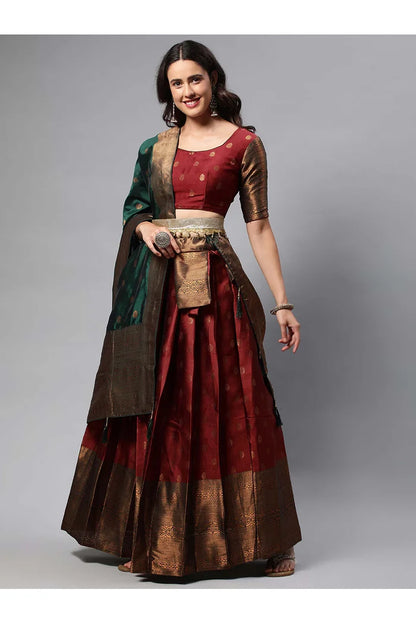 South Indian Festival Traditional Half Saree (Kantara)
