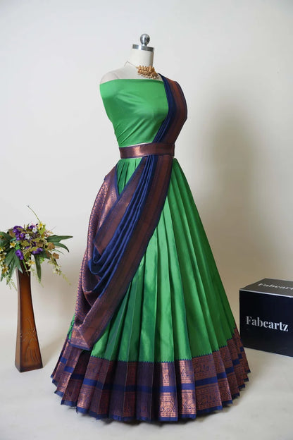South Indian Festival Traditional Half Saree (Yenugu)
