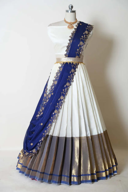 South Indian Festival Traditional Half Saree (Zara)