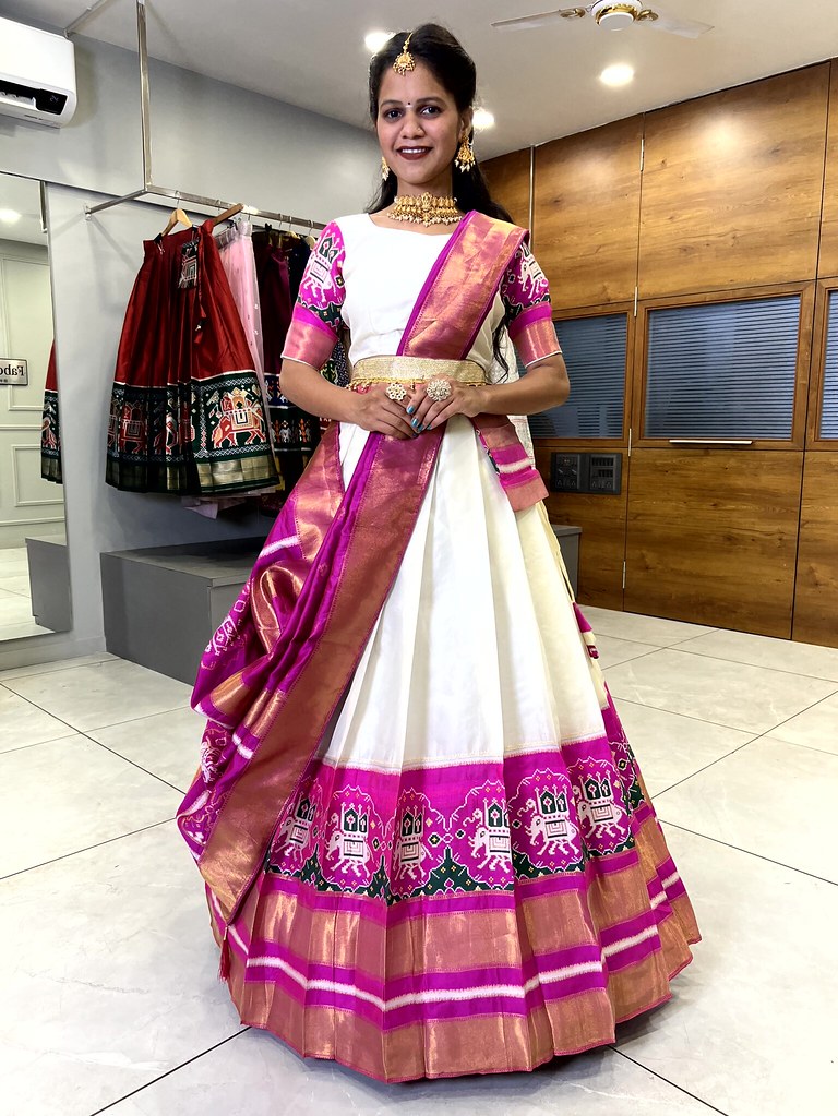 🌟 Enchanting South Indian Wedding Traditional Half Saree: Embrace the Splendor! 💍💃