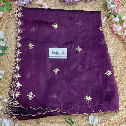 Beautiful Embroidery work & Jimmy choo Dupatta for women | Only Dupatta Jimmy Choo Dup