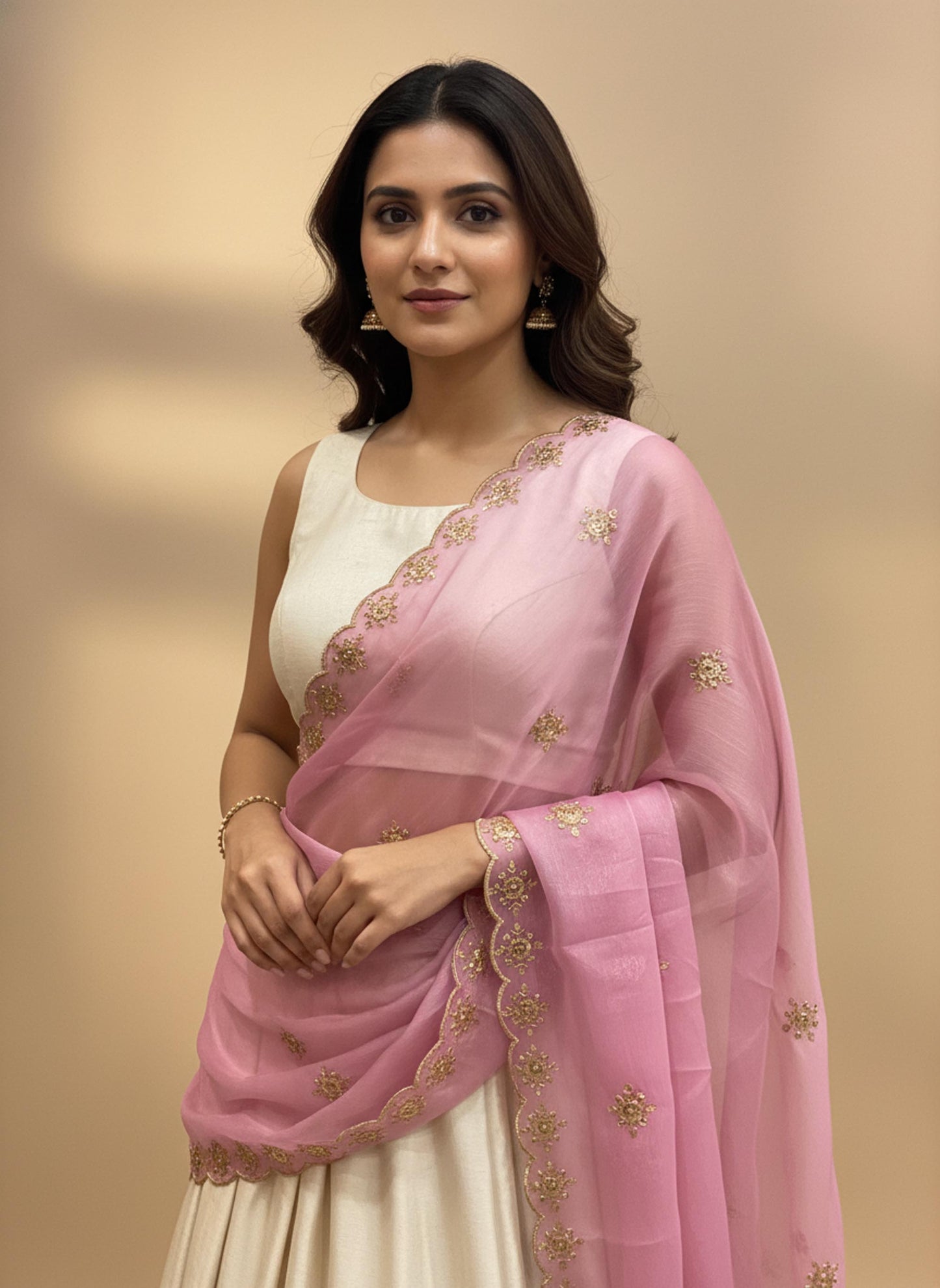 Beautiful Embroidery work & Jimmy choo Dupatta for women | Only Dupatta Jimmy Choo Dup