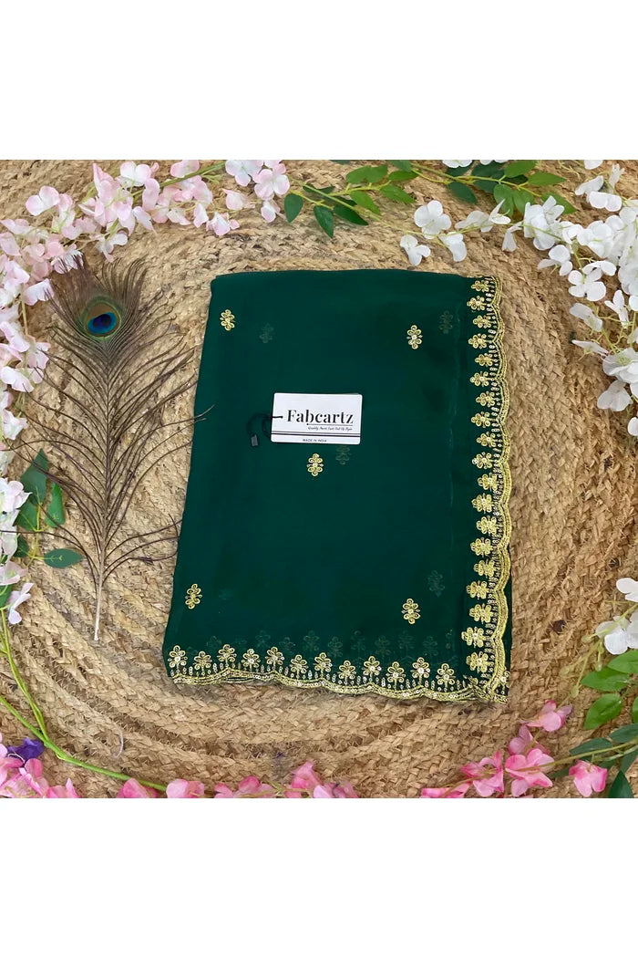 Beautiful Embroidery Rangoli Dupatta for women | Only Dupatta Aditi Dup