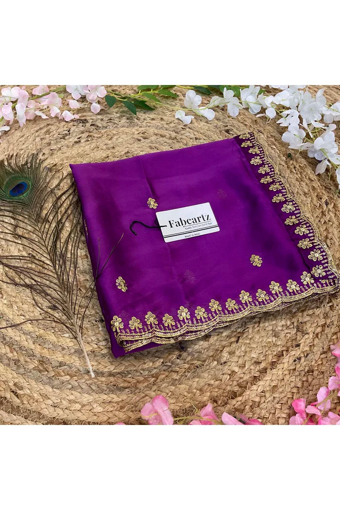 Beautiful Embroidery Rangoli Dupatta for women | Only Dupatta Aditi Dup