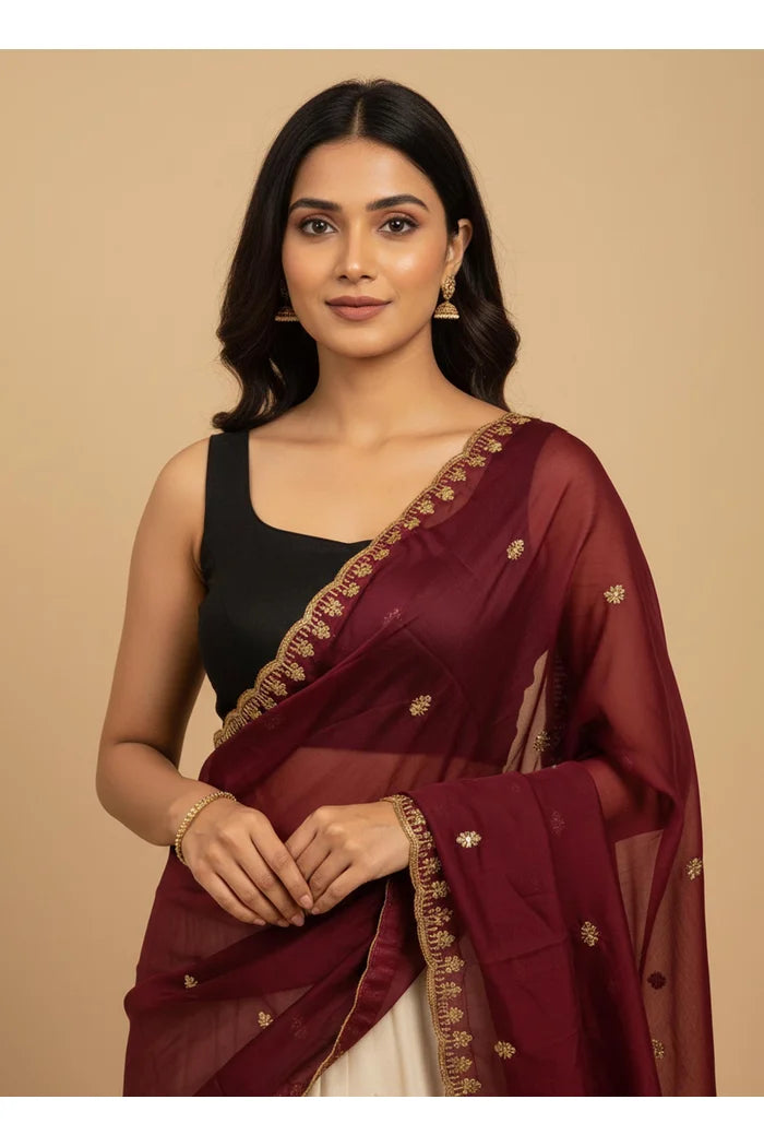 Beautiful Embroidery Rangoli Dupatta for women | Only Dupatta Aditi Dup