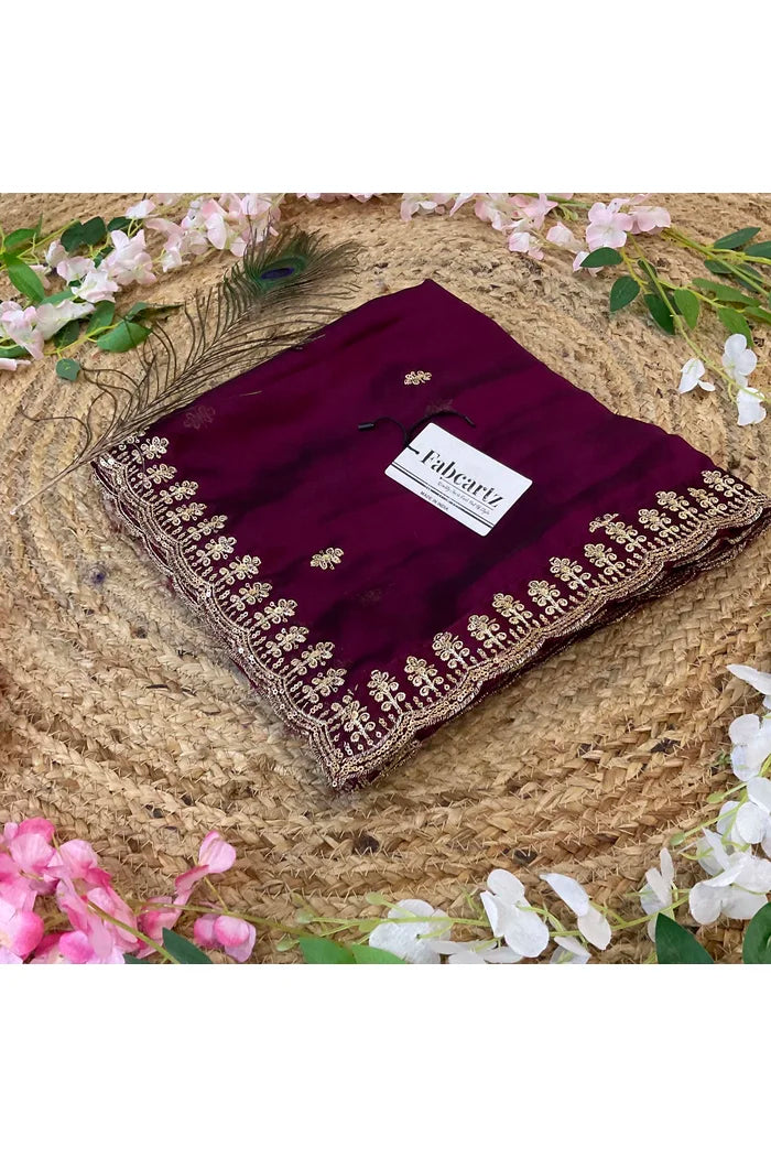 Beautiful Embroidery Rangoli Dupatta for women | Only Dupatta Aditi Dup