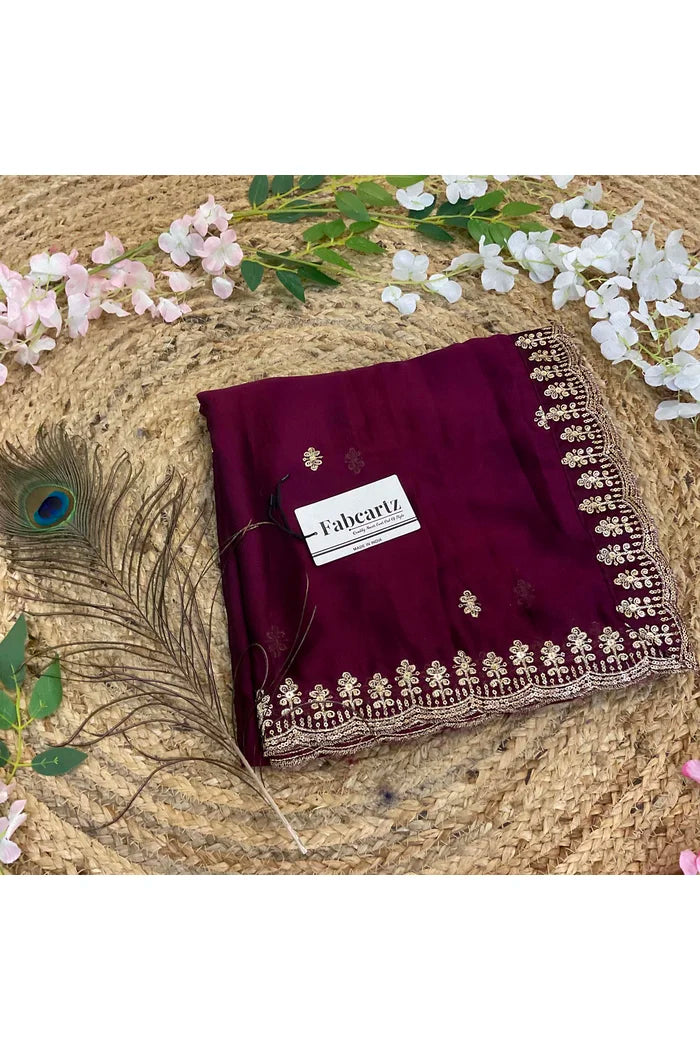 Beautiful Embroidery Rangoli Dupatta for women | Only Dupatta Aditi Dup
