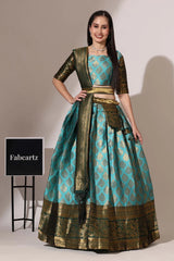 BIG AKKU South Indian Festival Traditional Half Saree