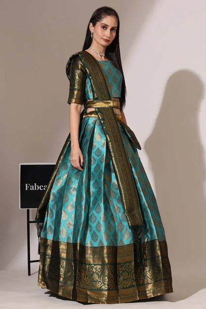 BIG AKKU South Indian Festival Traditional Half Saree