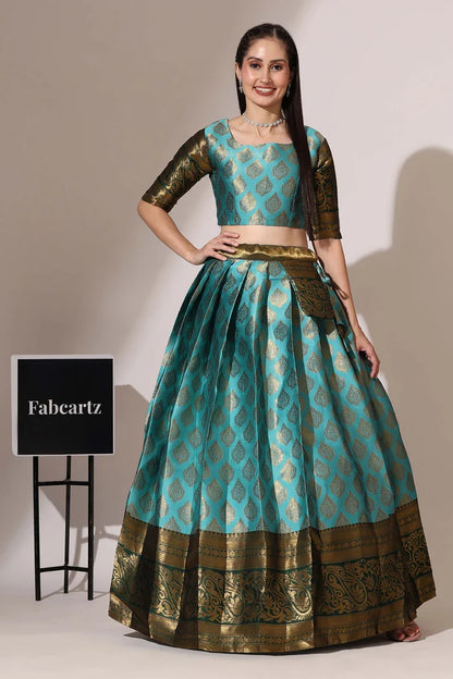 BIG AKKU South Indian Festival Traditional Half Saree