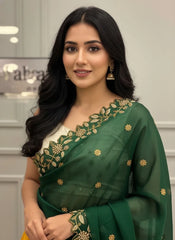 RangoliDup (GT) Beautiful Embroidery & Beads work Rangoli Dupatta for women | Only Dupatta