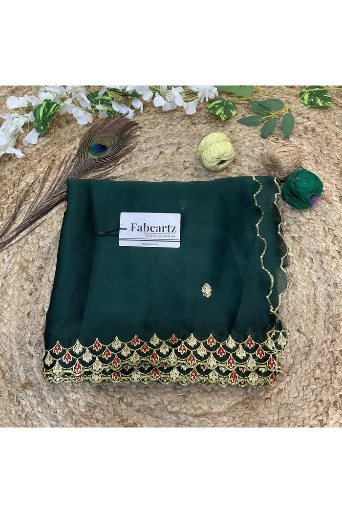 Beautiful Embroidery work Rangoli Dupatta for women | Only Dupatta Pranavi Dup