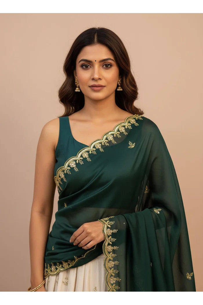 Beautiful Embroidery Work Rangoli Dupatta for women | Only Dupatta Veona Dup GT