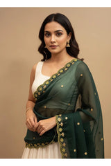 Beautiful Embroidery work Rangoli Dupatta for women | Only Dupatta Juhi Dup