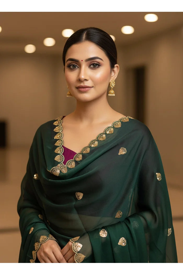 Beautiful Embroidery work Rangoli Dupatta for women | Only Dupatta Satyabhumi Dup