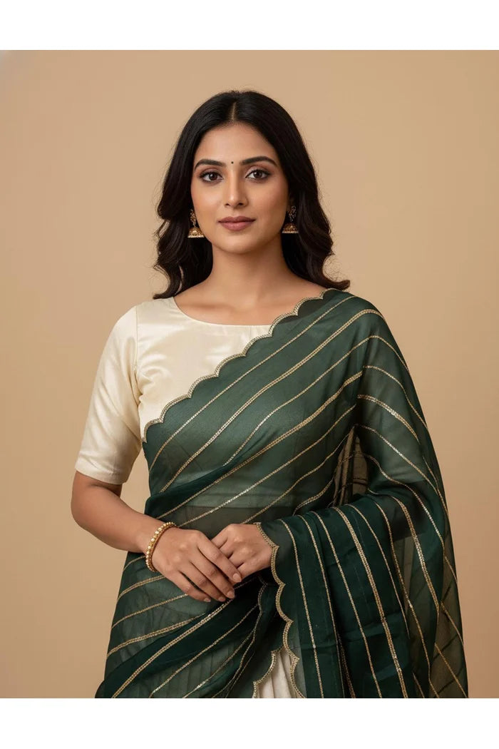 Beautiful Embroidery work Rangoli Dupatta for women | Only Dupatta Hyderabadi Dup