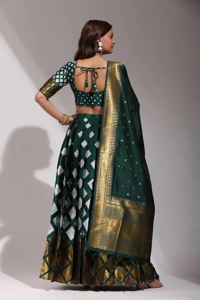 Multiverse Pattu South Indian Festival Traditional Half Saree