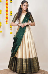 Rehani South Indian Festival Traditional Half Saree