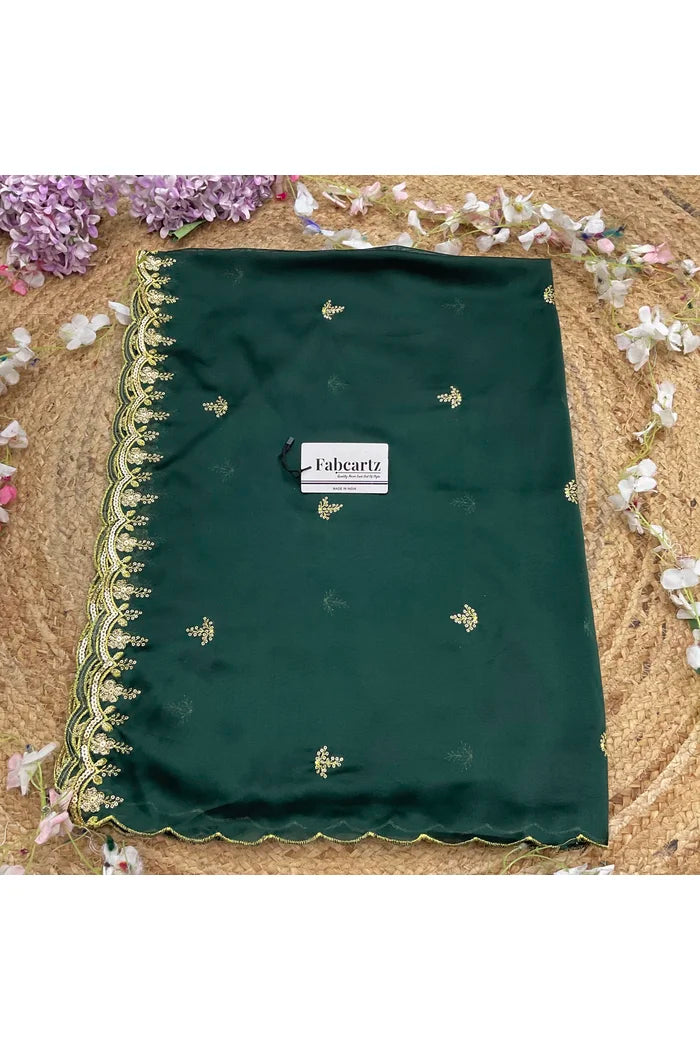 Beautiful Embroidery Work Rangoli Dupatta for women | Only Dupatta Veona Dup GT