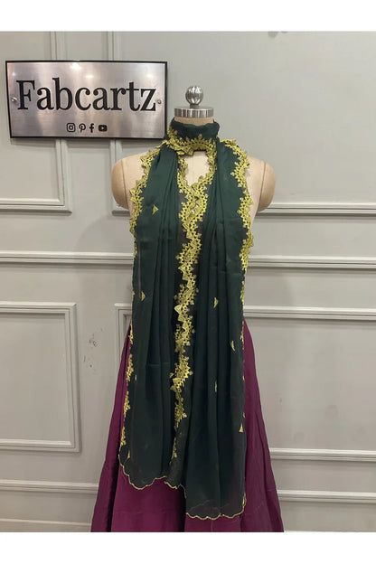 Beautiful Embroidery work Rangoli Dupatta for women | Only Dupatta LineShower Dup