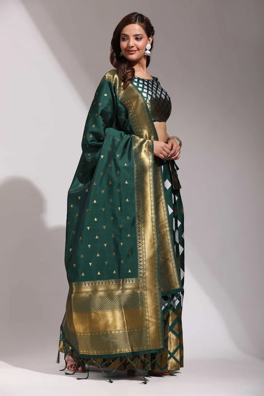 Multiverse Pattu South Indian Festival Traditional Half Saree