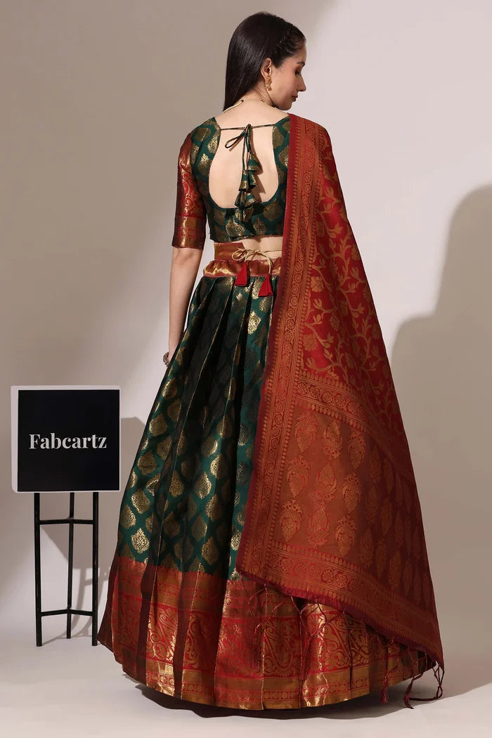BIG AKKU South Indian Festival Traditional Half Saree