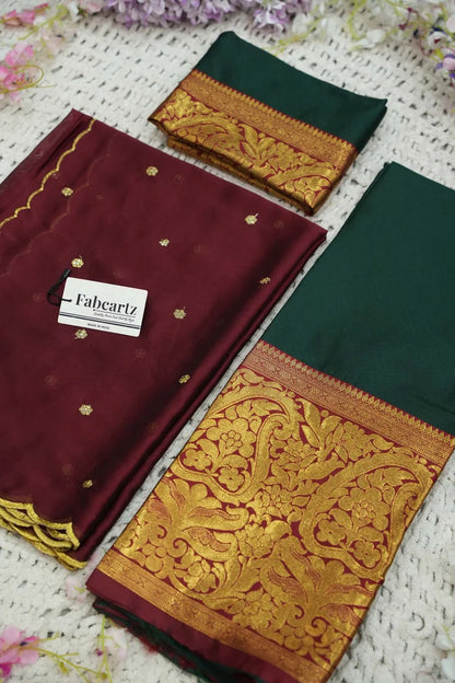 దక్షిణ భారత పండుగ సాంప్రదాయ హాఫ్ చీర (ఆర్వి) 