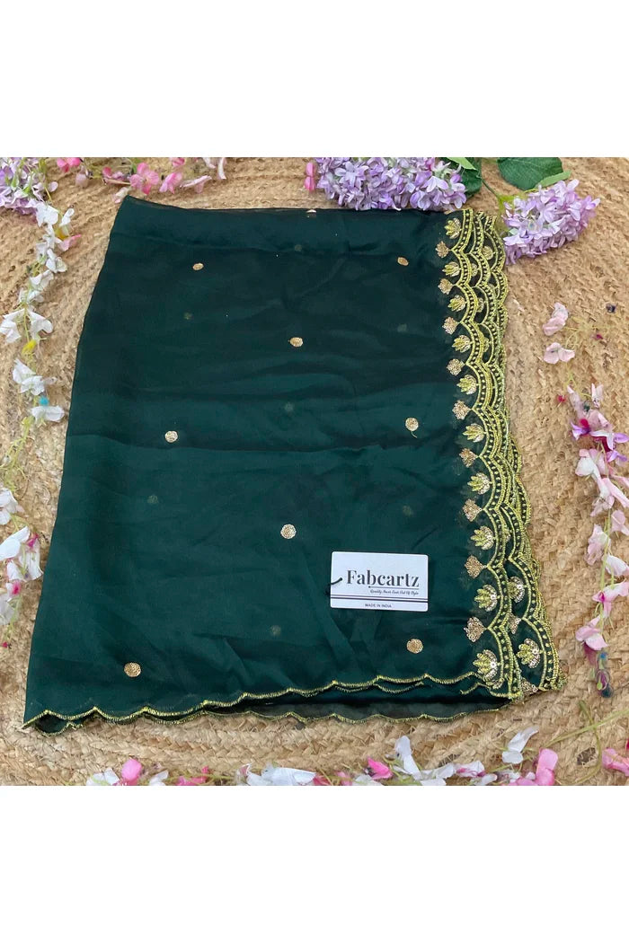 Beautiful Embroidery work Rangoli Dupatta for women | Only Dupatta Juhi Dup