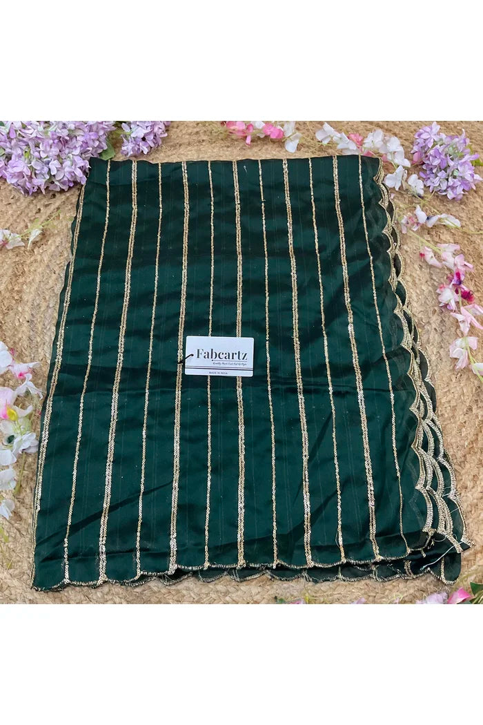 Beautiful Embroidery work Rangoli Dupatta for women | Only Dupatta Hyderabadi Dup