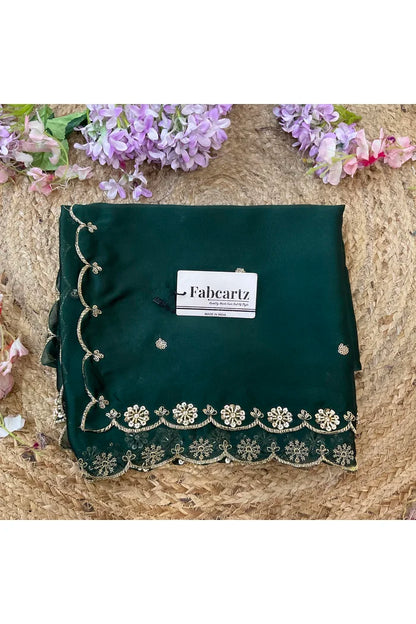 Beautiful Hand work and Beads work Rangoli Dupatta for women | Only Dupatta Dharani Dup