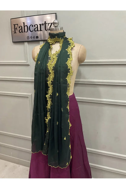 Beautiful Embroidery work Rangoli Dupatta for women | Only Dupatta LineShower Dup