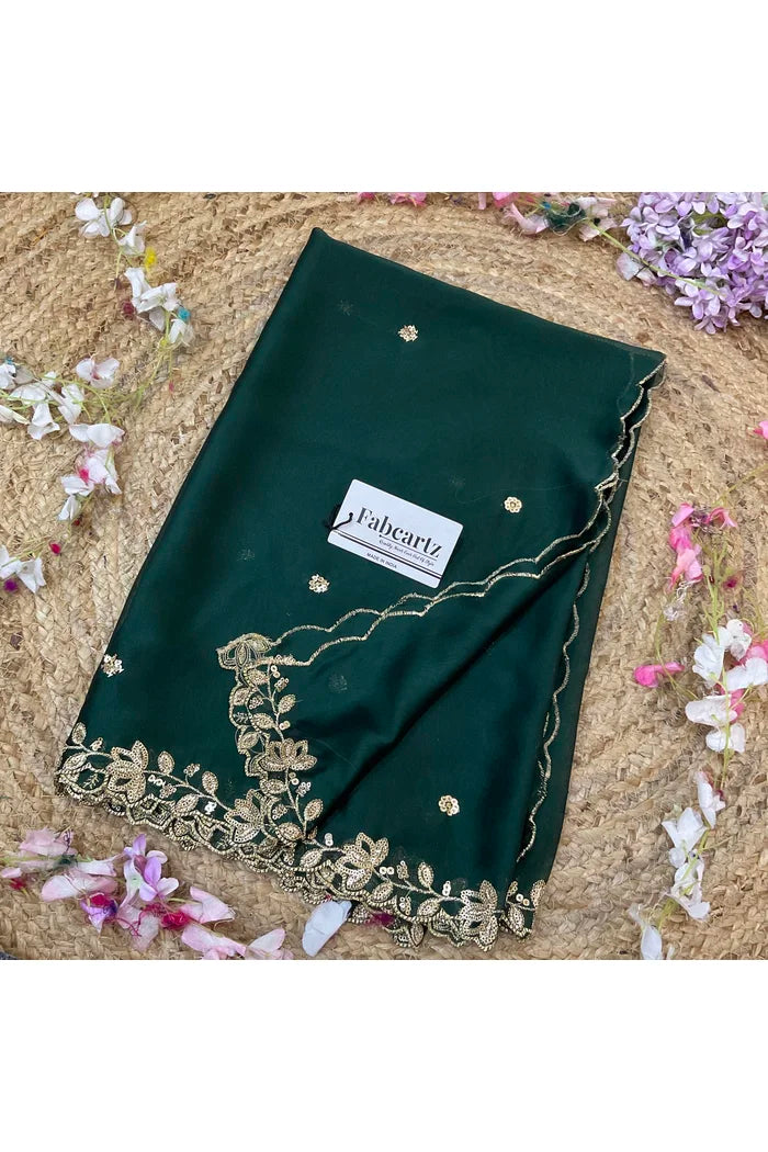 Beautiful Embroidery work Rangoli Dupatta for women | Only Dupatta BiliPatra Dup