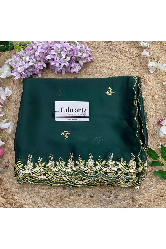 Beautiful Embroidery Work Rangoli Dupatta for women | Only Dupatta Veona Dup GT