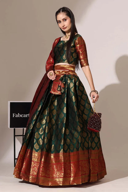 BIG AKKU South Indian Festival Traditional Half Saree